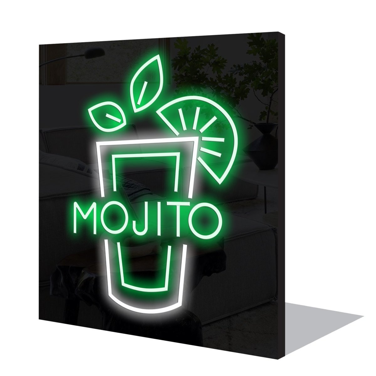 Personalised LED Neon Sign MOJITOS - madaboutneon
