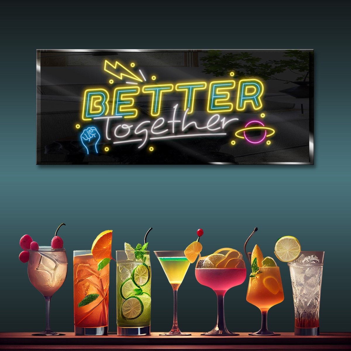 Personalized Neon Sign Better Together - madaboutneon