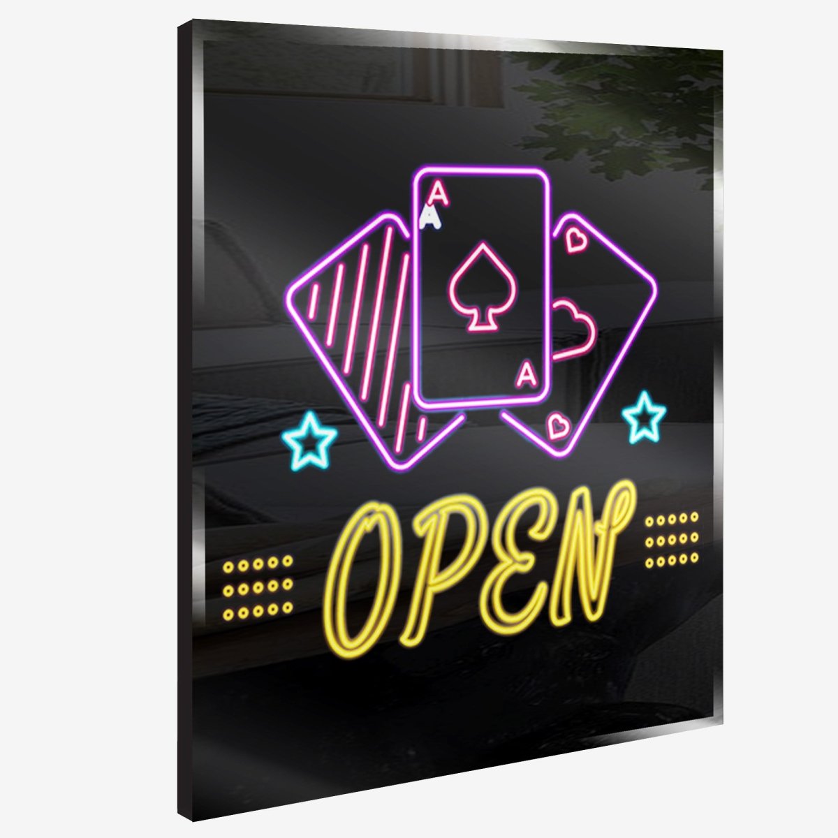 Personalized Neon Sign Cards Open - madaboutneon