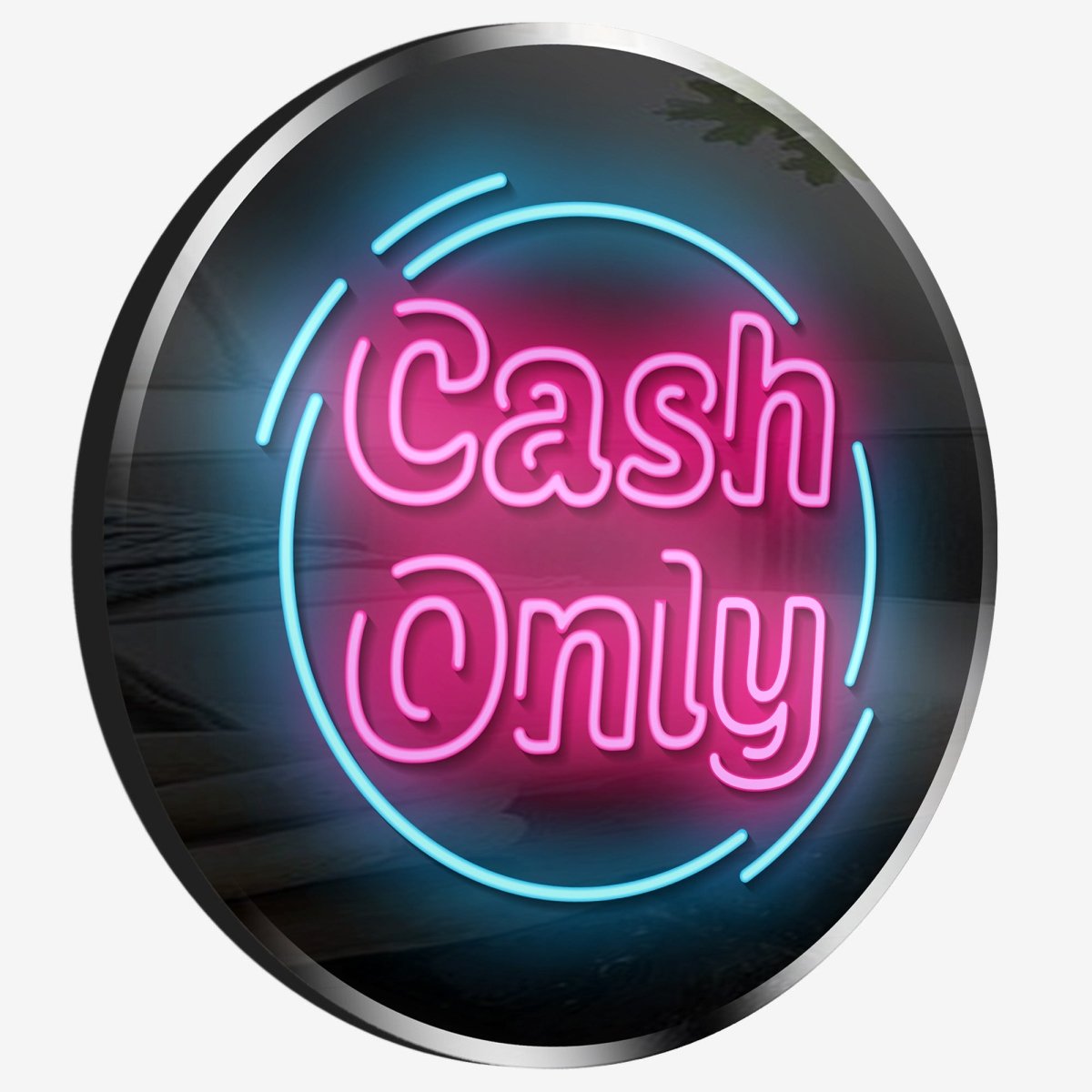 Personalized Neon Sign Cash Only - madaboutneon