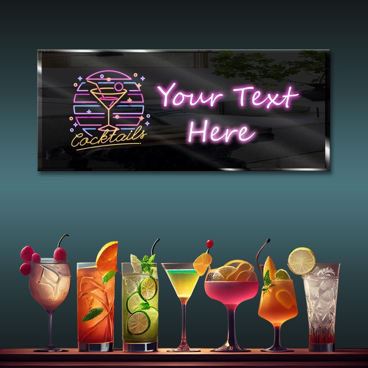 Personalized Neon Sign Cocktail 9 - madaboutneon