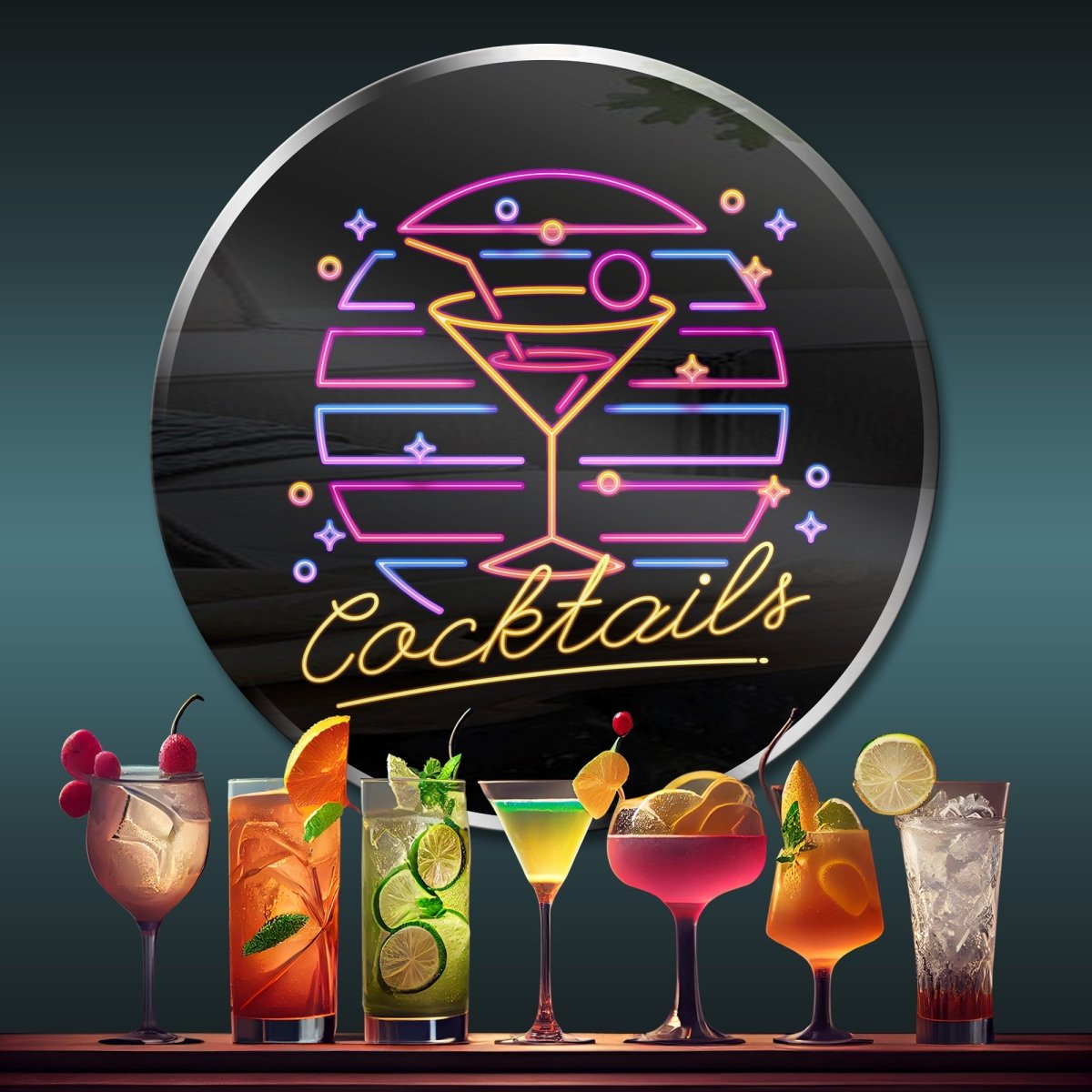 Personalized Neon Sign Cocktail 9 - madaboutneon