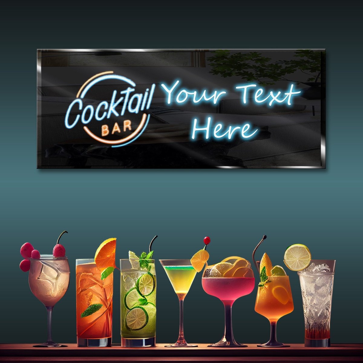 Personalized Neon Sign Cocktail Bar 19 - madaboutneon