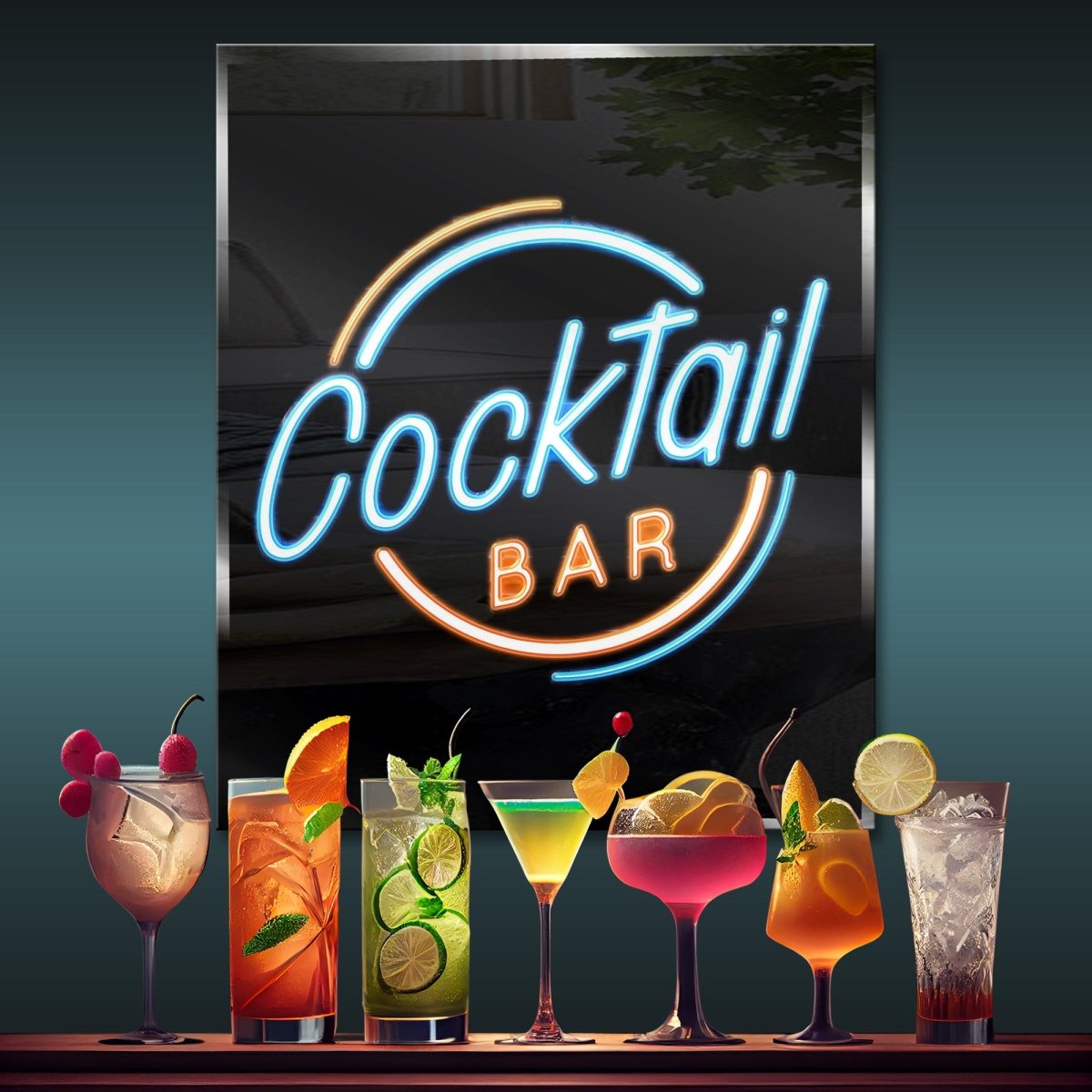 Personalized Neon Sign Cocktail Bar 19 - madaboutneon