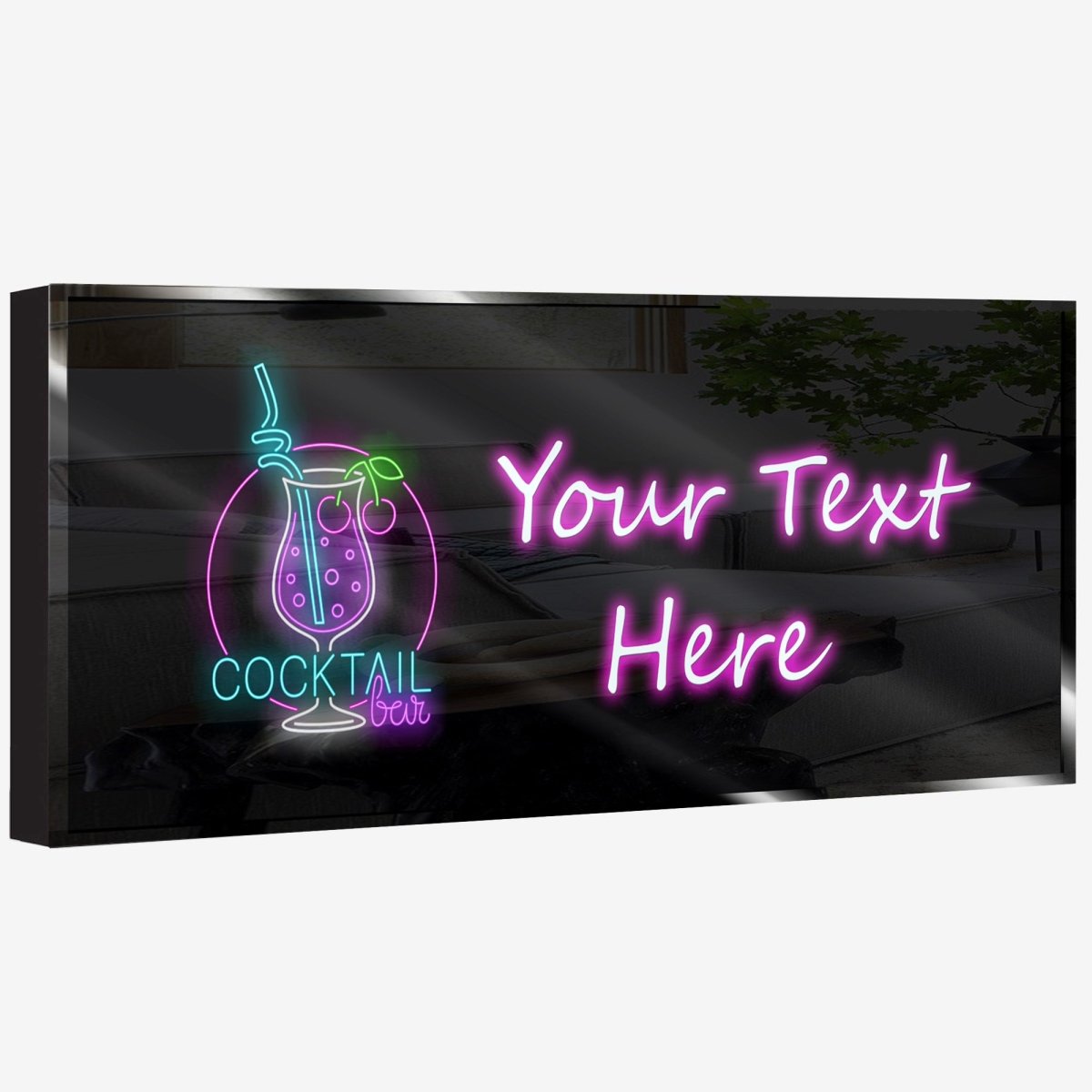 Personalized Neon Sign Cocktail Bar 7 - madaboutneon