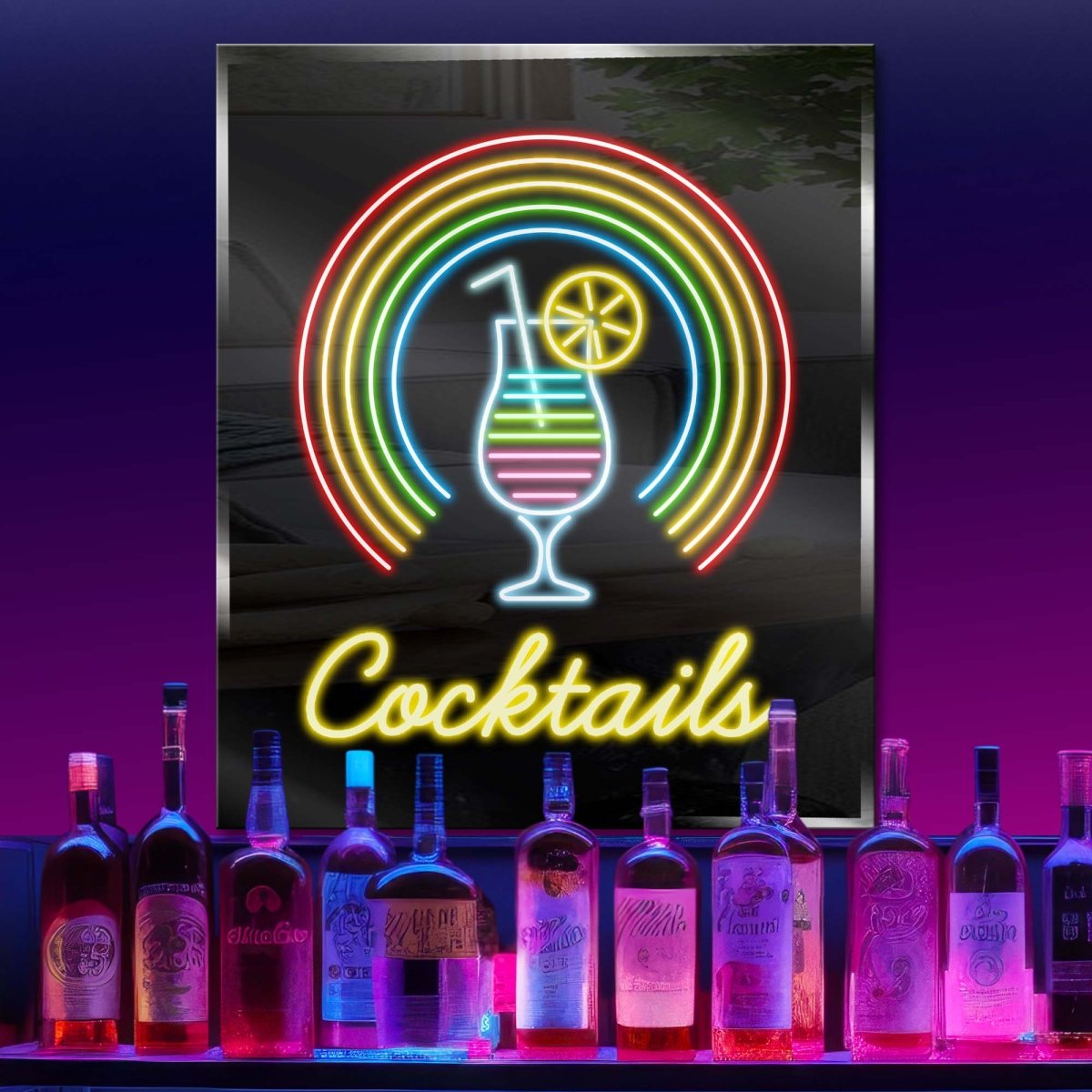 Personalized Neon Sign Cocktail Pride - madaboutneon