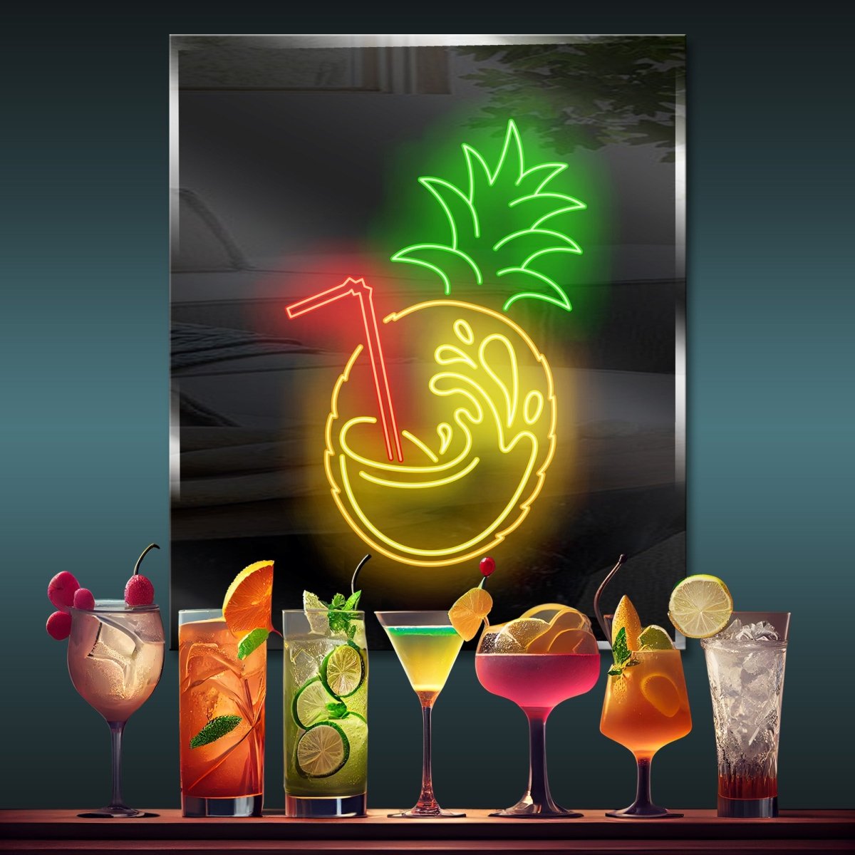 Personalized Neon Sign Coconut Cocktail - madaboutneon