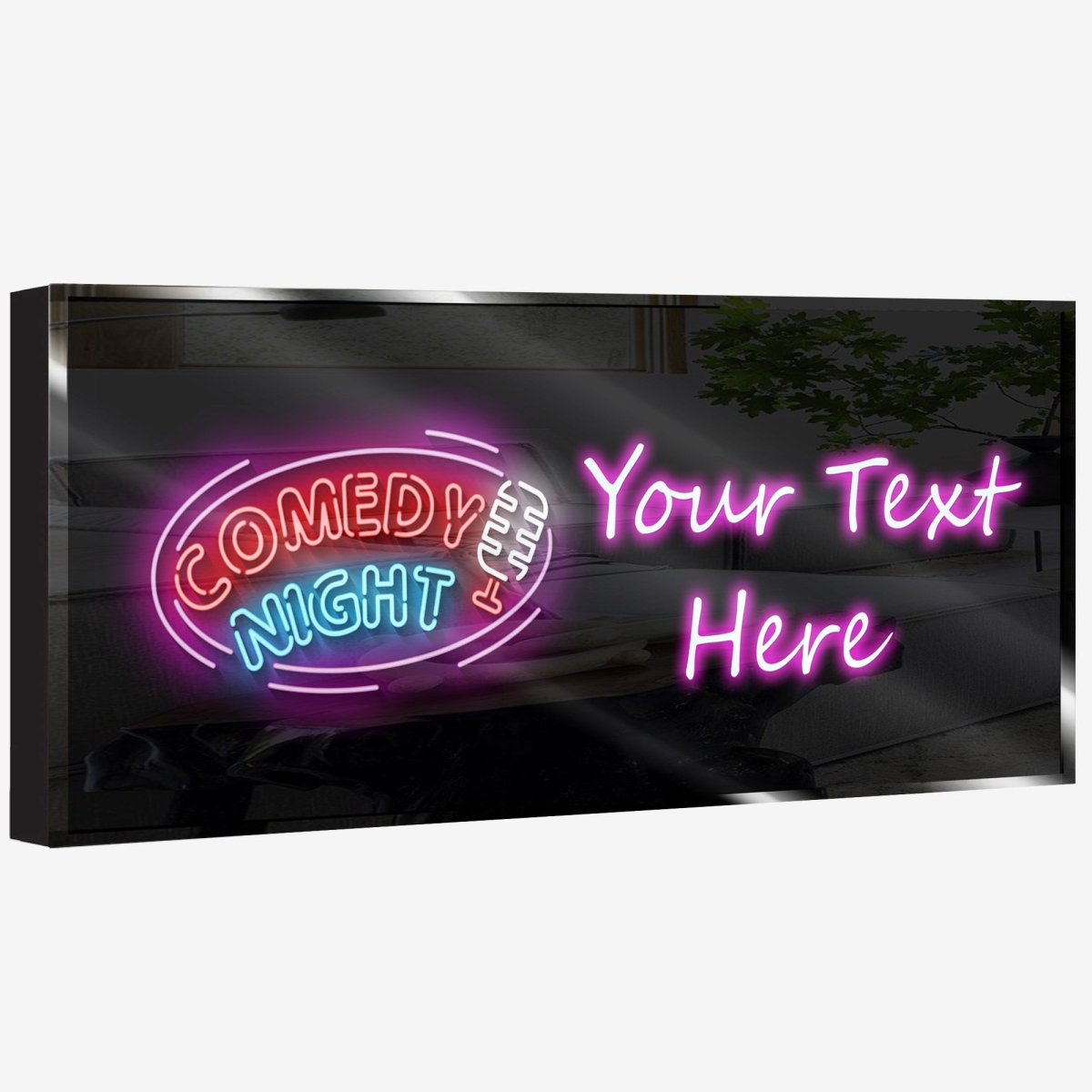 Personalized Neon Sign Comedy Night - madaboutneon