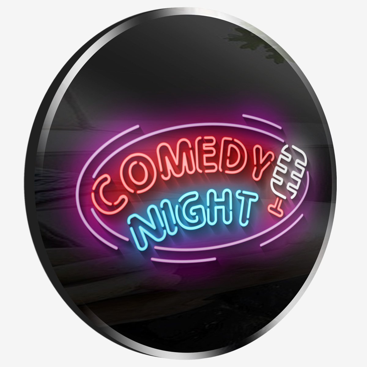 Personalized Neon Sign Comedy Night - madaboutneon