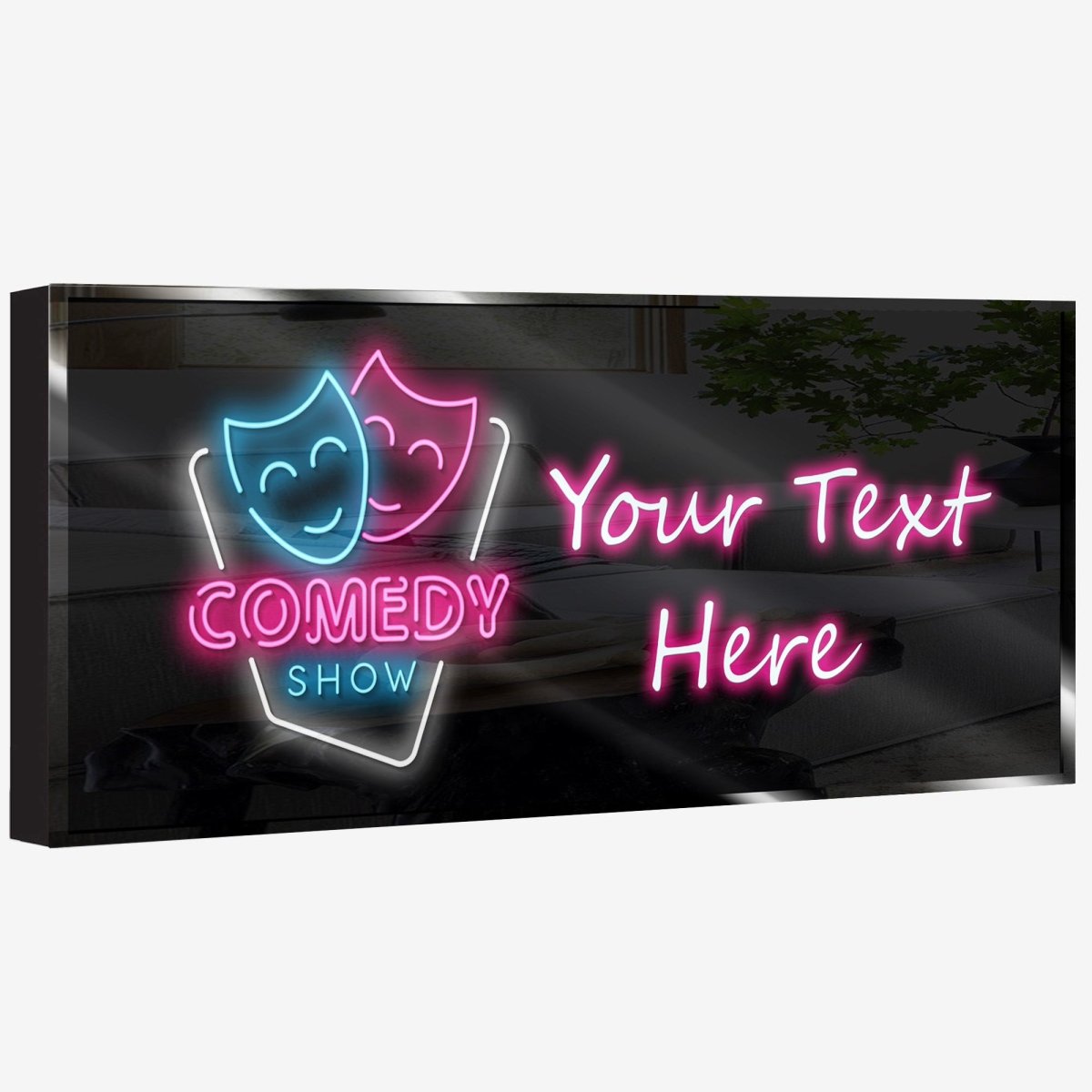 Personalized Neon Sign Comedy Show - madaboutneon