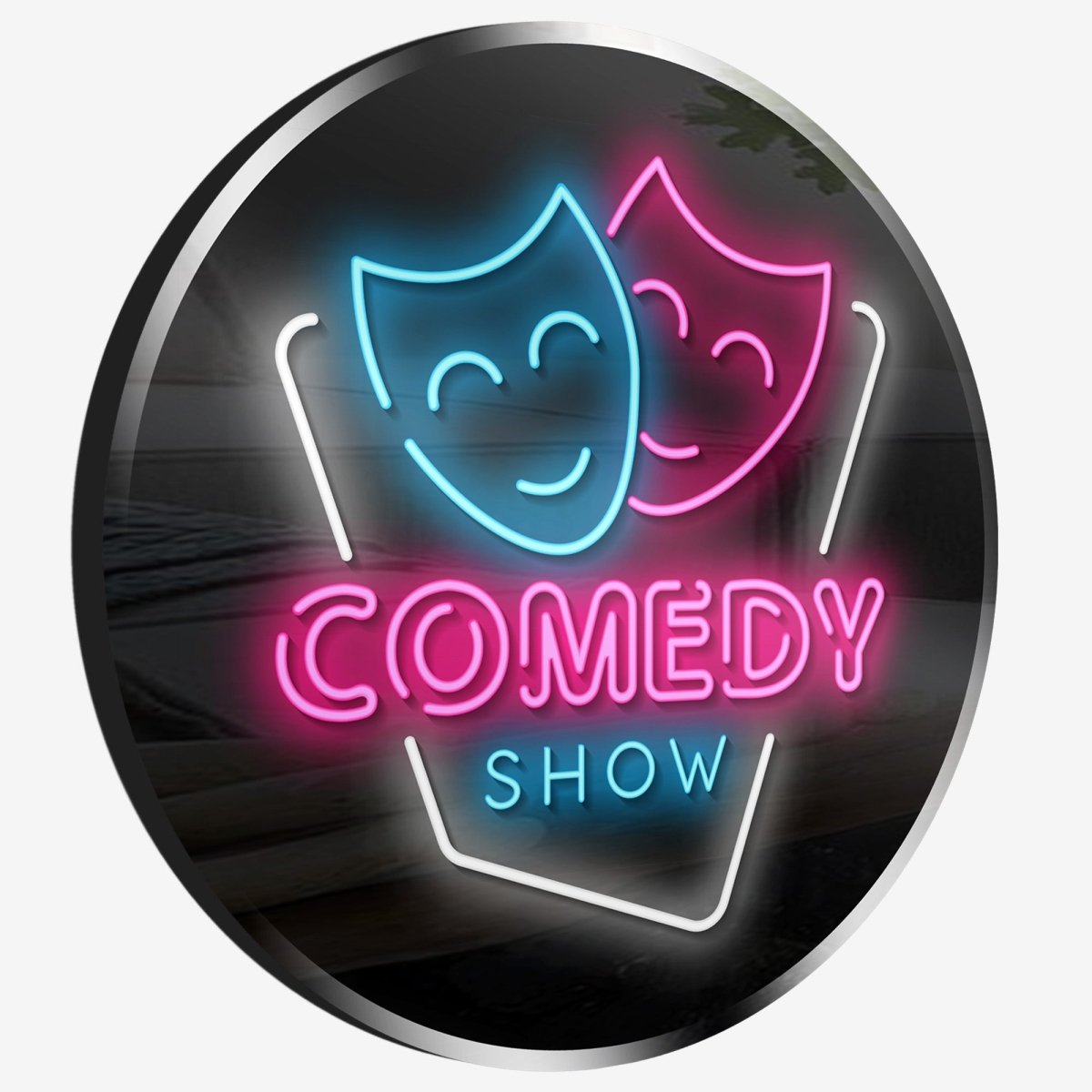 Personalized Neon Sign Comedy Show - madaboutneon