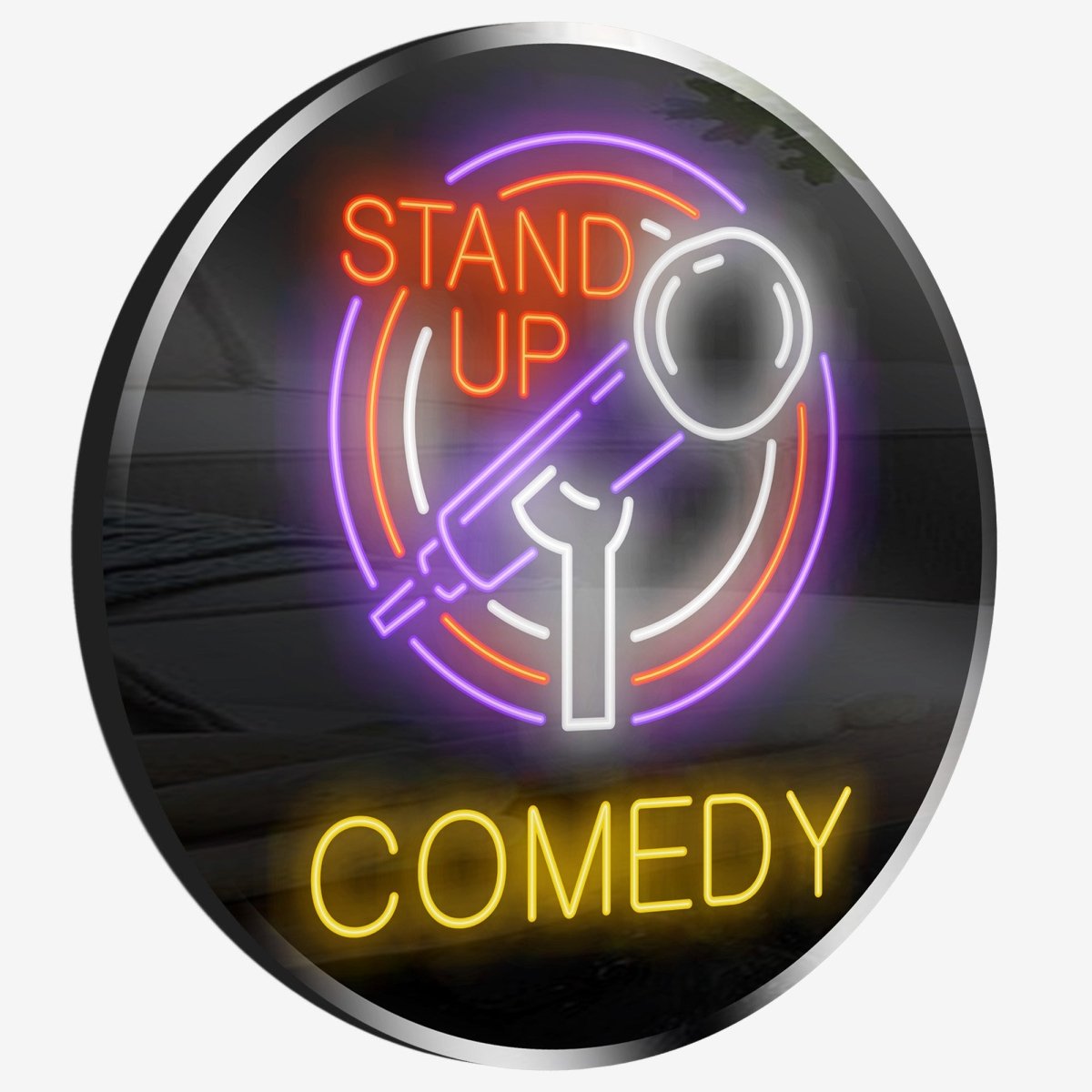 Personalized Neon Sign Comedy Stand Up - madaboutneon