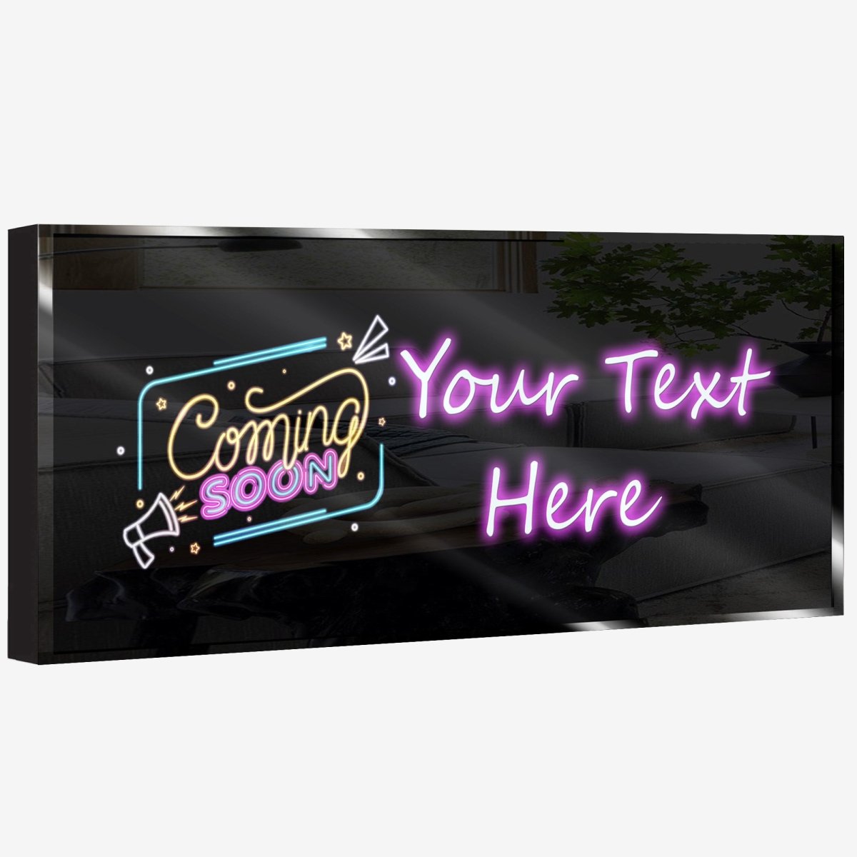 Personalized Neon Sign Coming Soon - madaboutneon