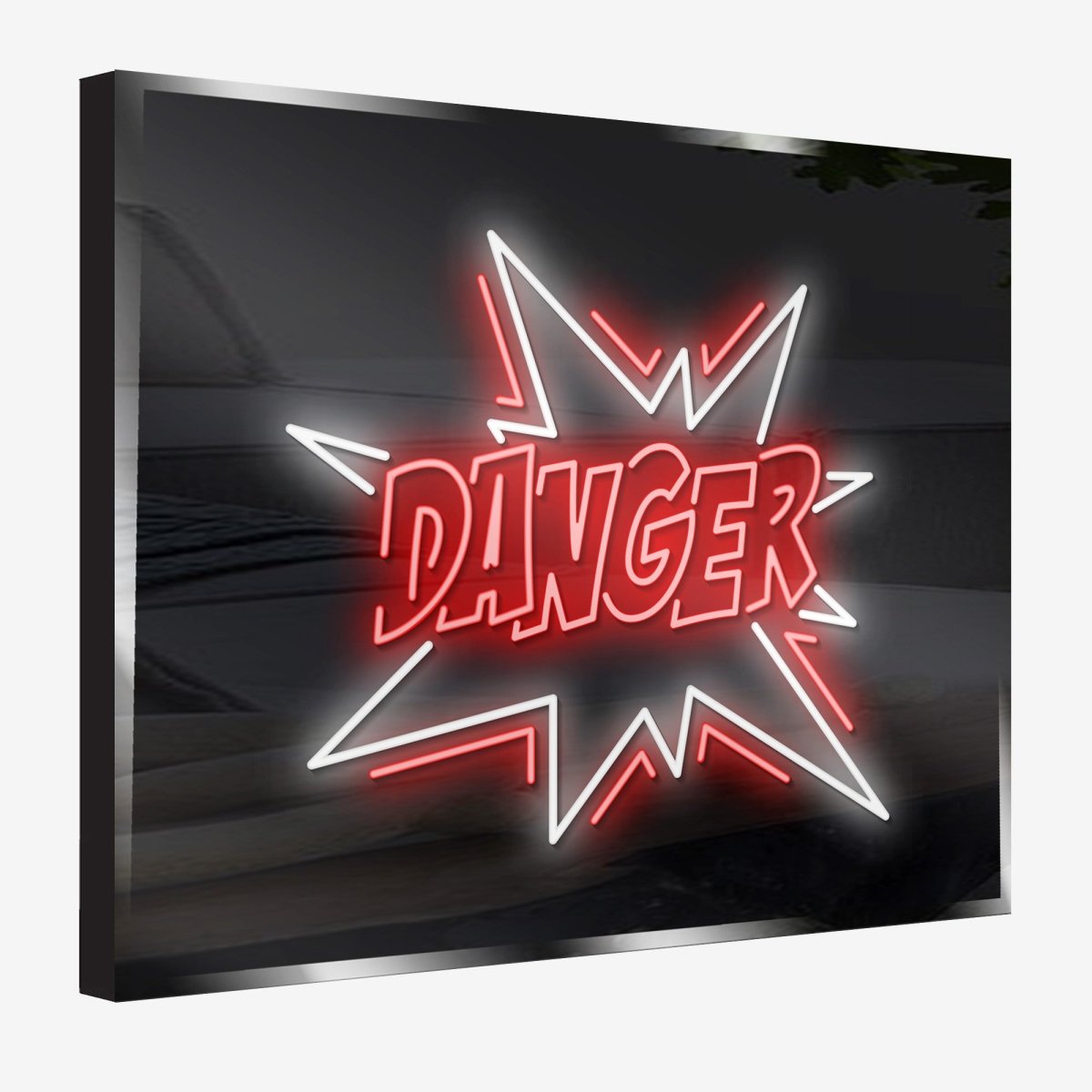 Personalized Neon Sign Danger - madaboutneon