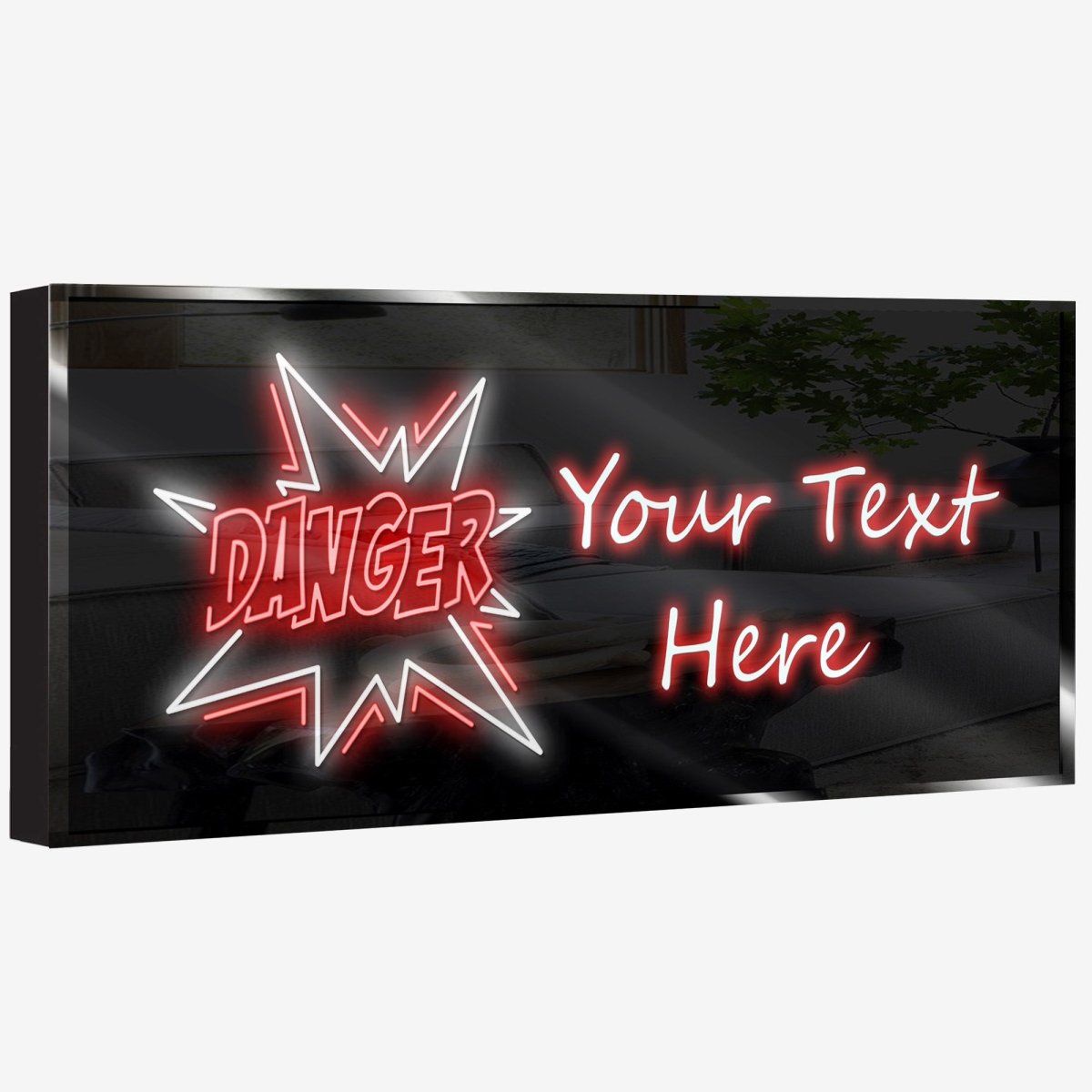 Personalized Neon Sign Danger - madaboutneon