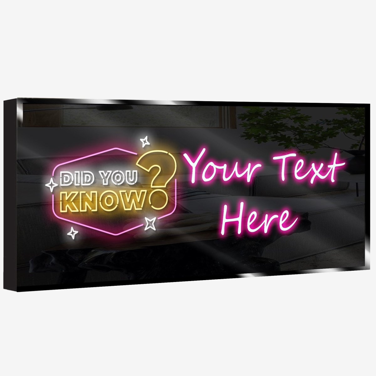 Personalized Neon Sign Did You Know - madaboutneon