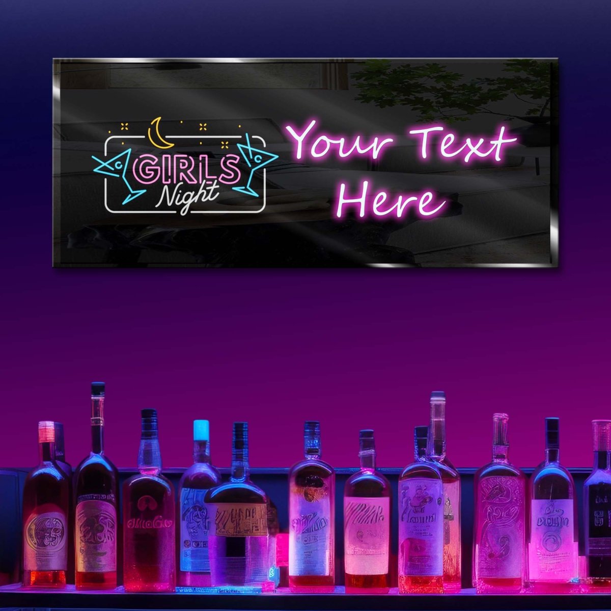 Personalized Neon Sign Girls Night 56 - madaboutneon