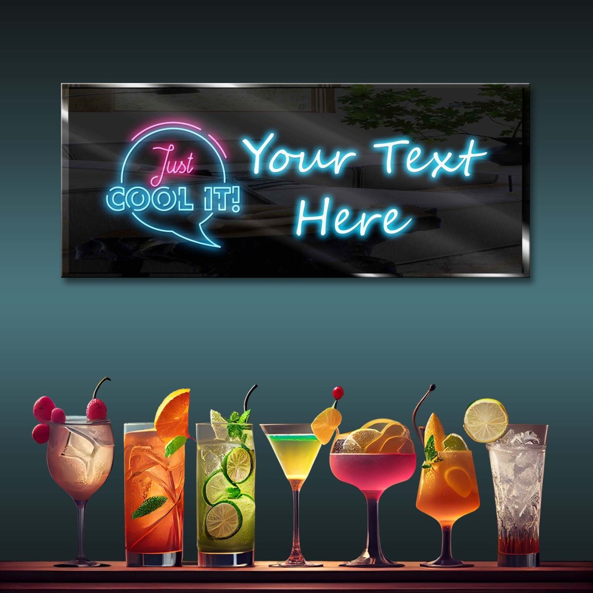 Personalized Neon Sign Just Cool it - madaboutneon