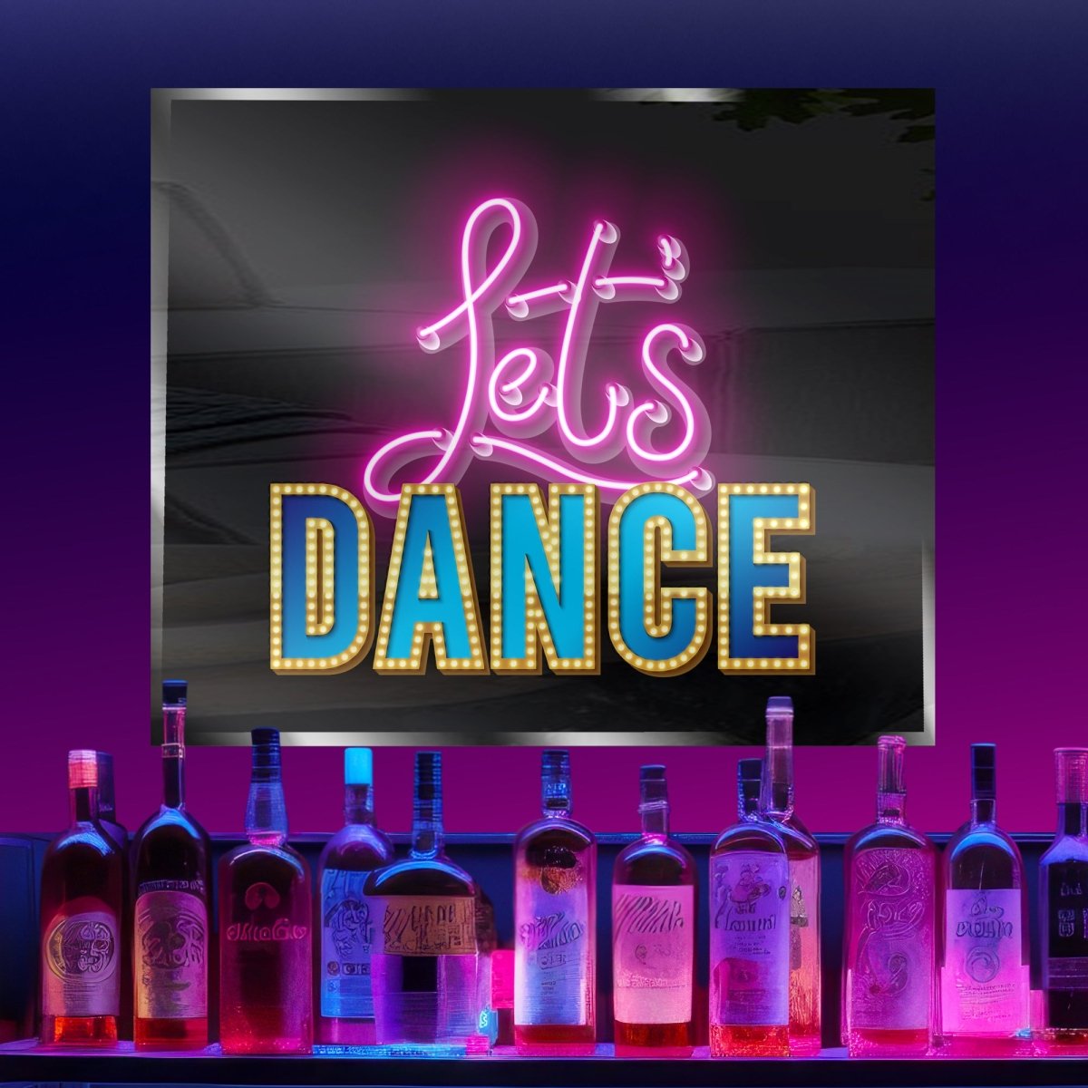 Personalized Neon Sign Let's Dance - madaboutneon