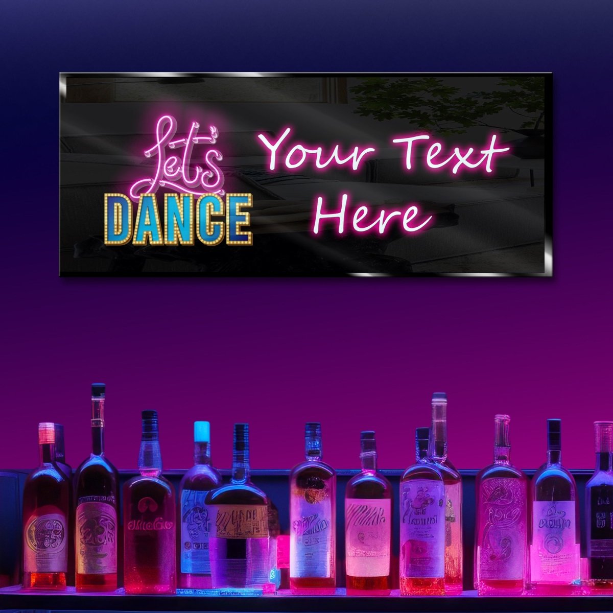 Personalized Neon Sign Let's Dance - madaboutneon