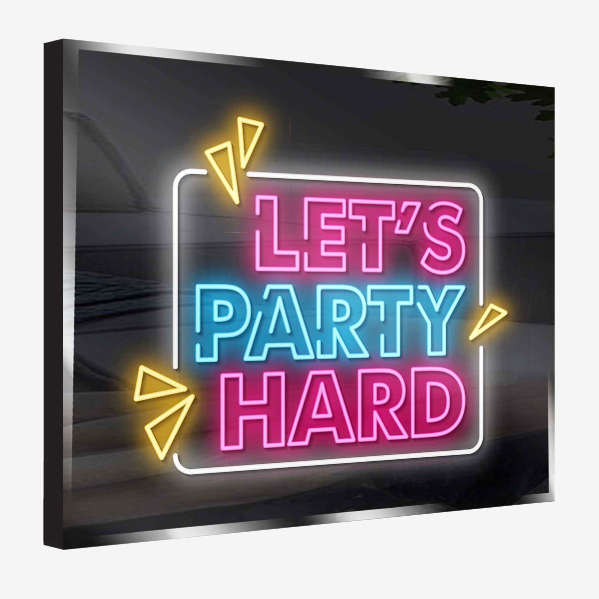 Personalized Neon Sign Let's Party Hard - madaboutneon