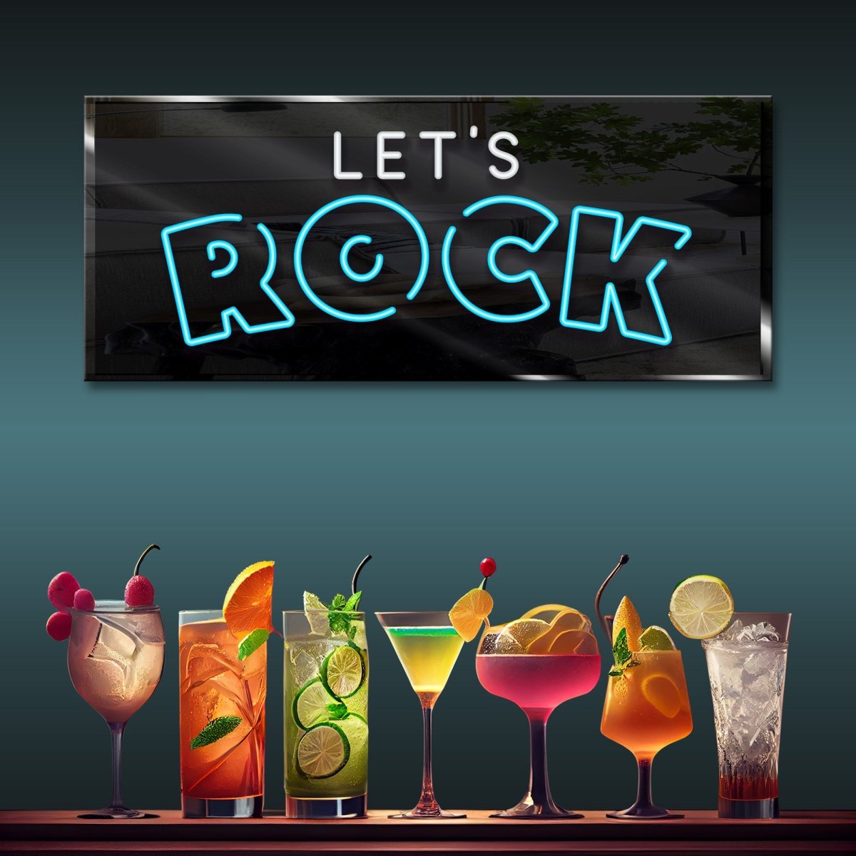 Personalized Neon Sign Let's Rock - madaboutneon