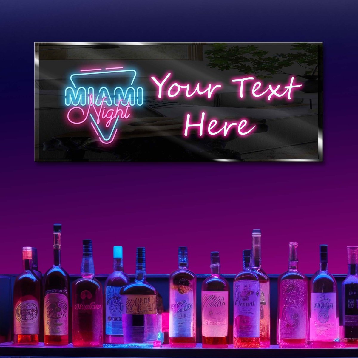 Personalized Neon Sign Miami Night - madaboutneon