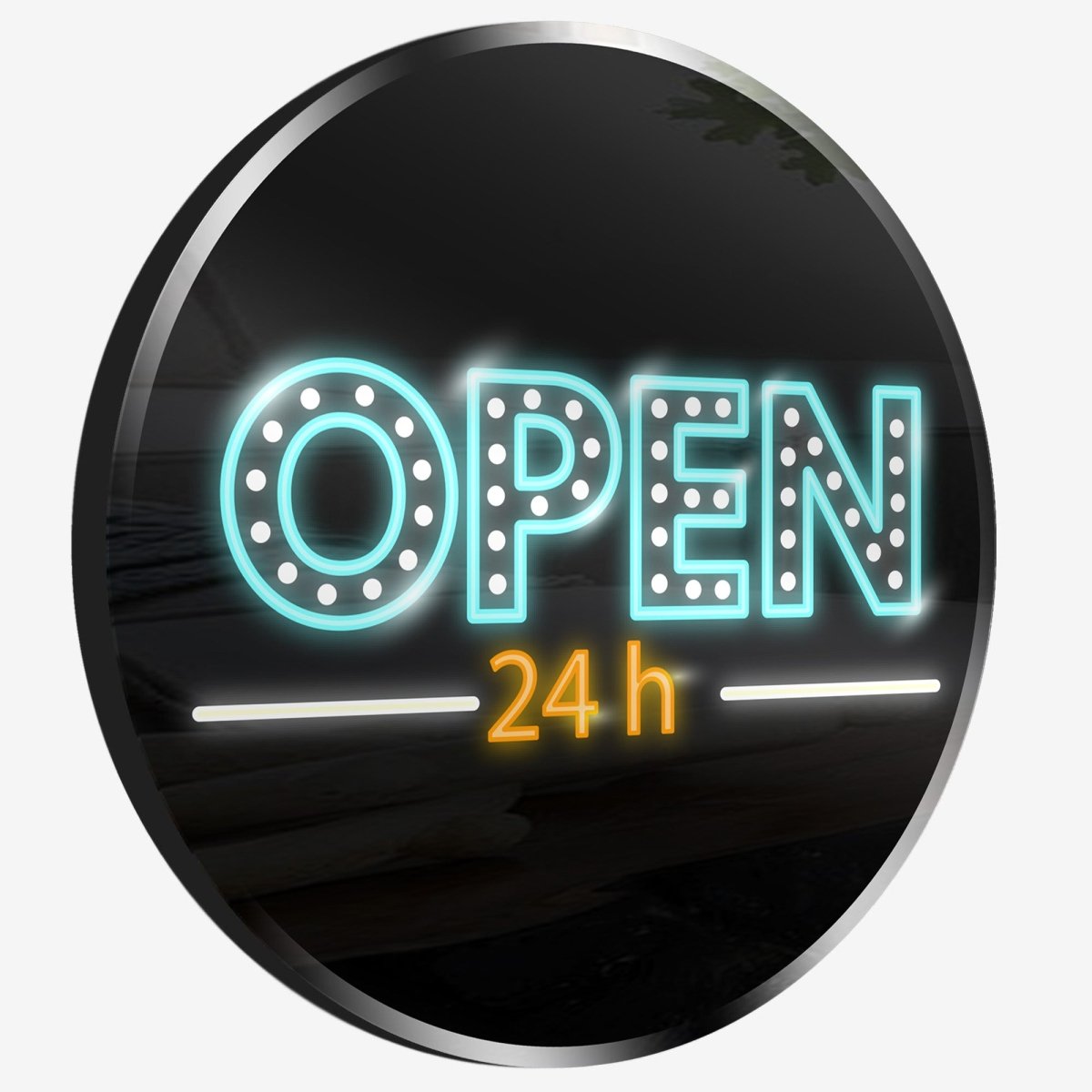 Personalized Neon Sign Open 24 Hours - madaboutneon