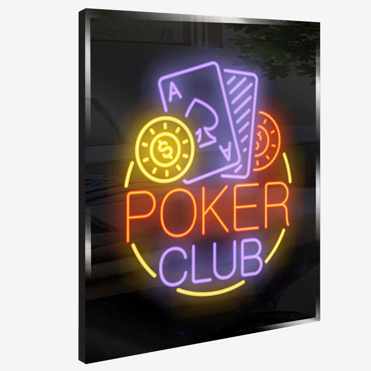 Personalized Neon Sign Poker Club - madaboutneon