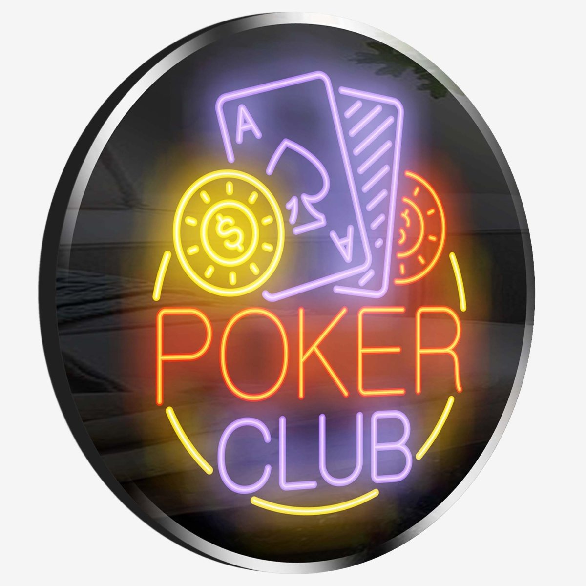 Personalized Neon Sign Poker Club - madaboutneon