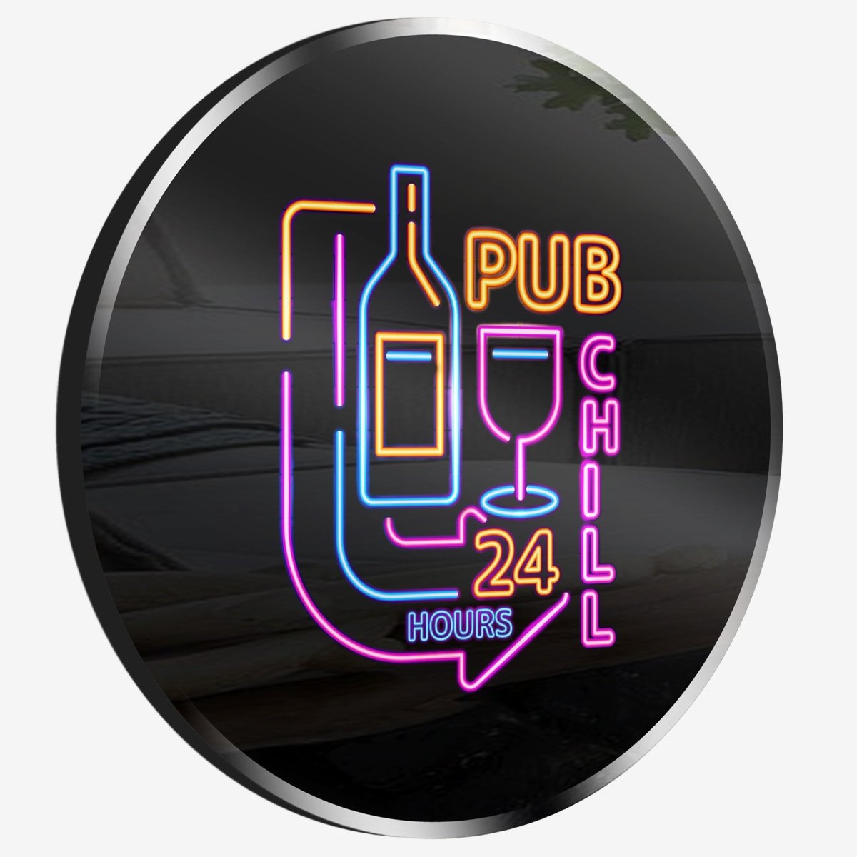 Personalized Neon Sign Pub Chill - madaboutneon