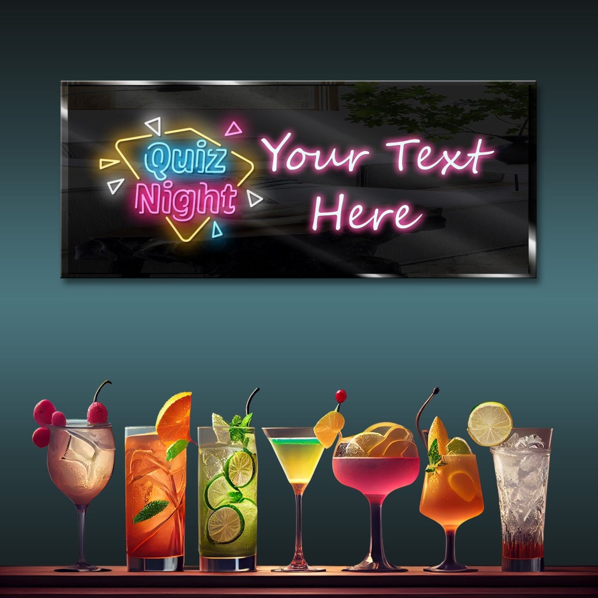 Personalized Neon Sign Quiz Night - madaboutneon